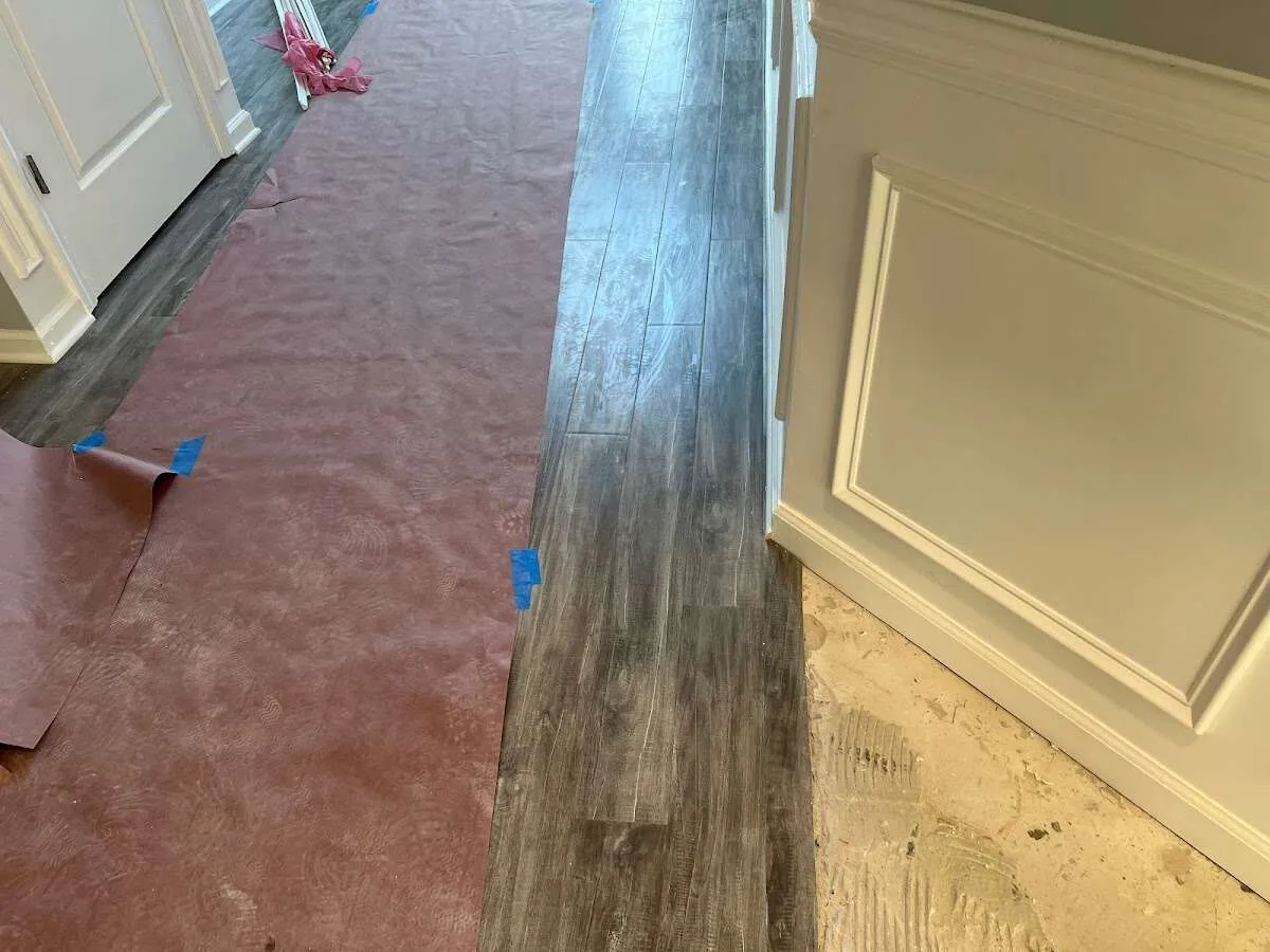 Completed marble shower restoration in Warwick